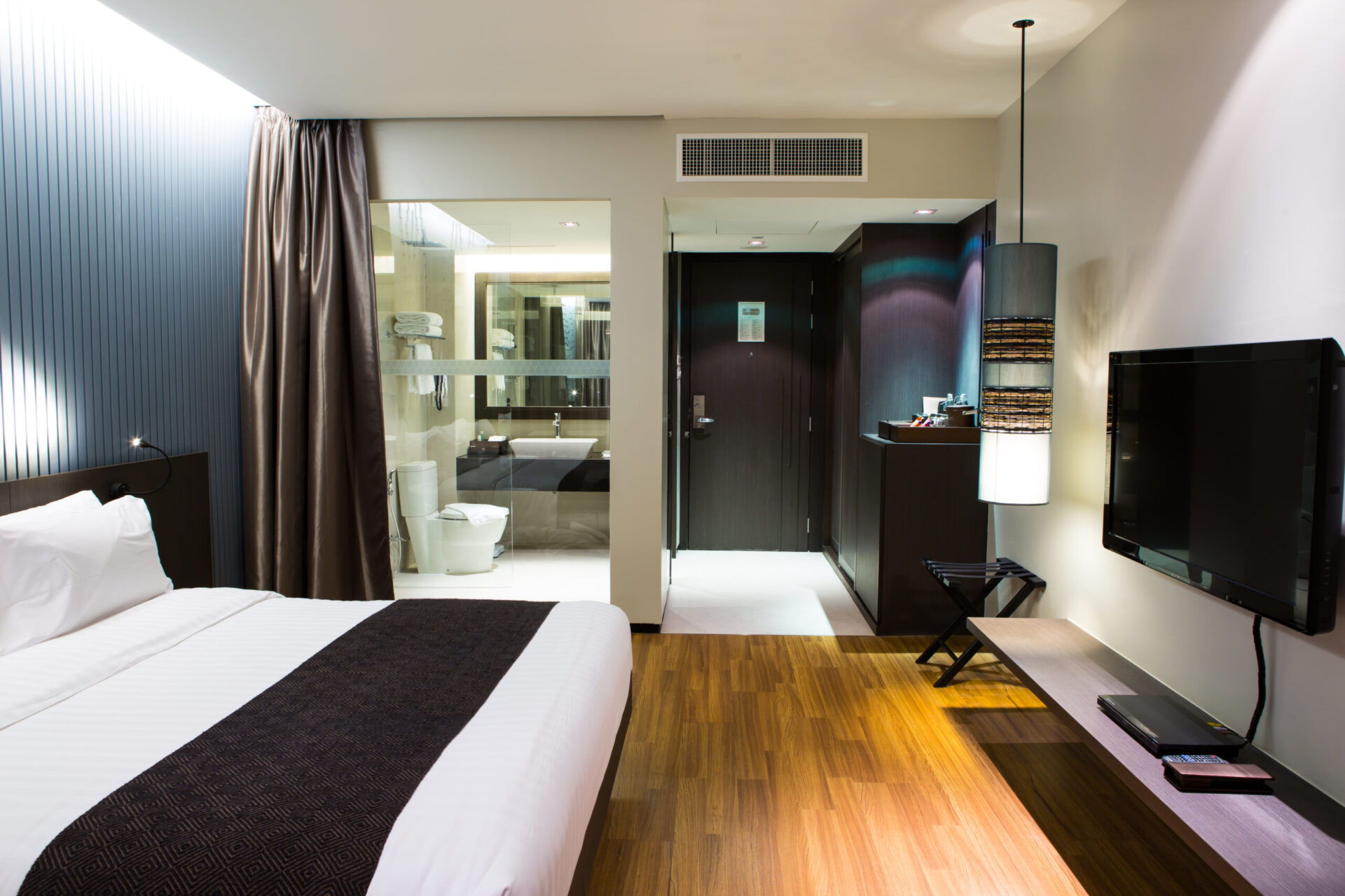 interior modern comfortable hotel room